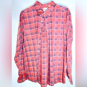 Add a Pop of Color to Your Wardrobe:L ROWM Plaid Shirt, ultra comfortable & soft